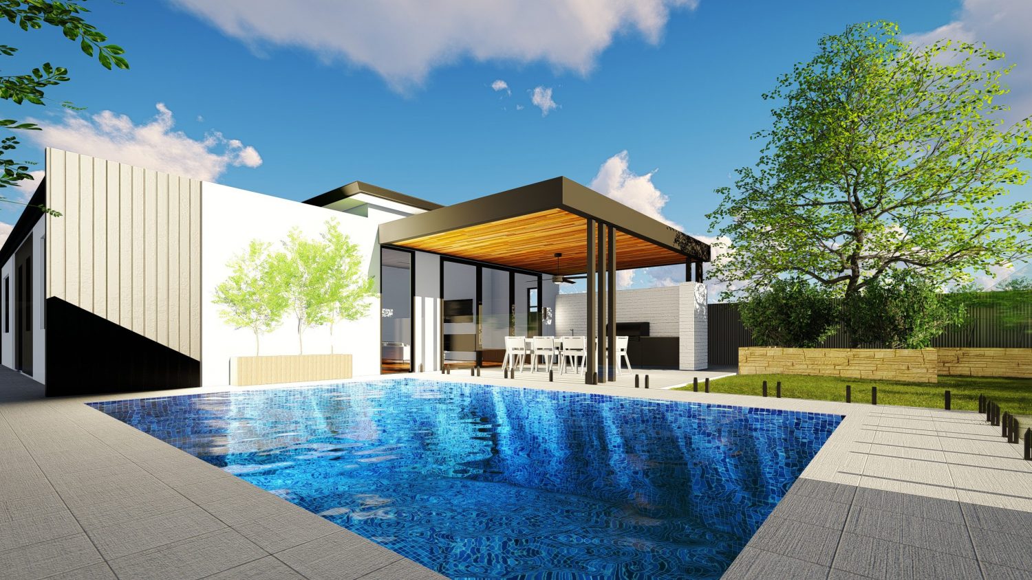 Mavtect Designs - 3D pool view